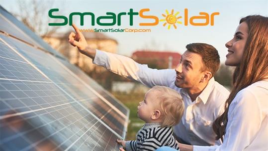 a solar panel outside a home